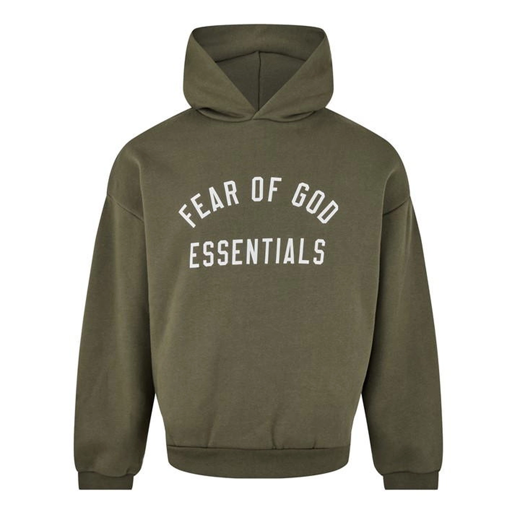 Fear of God Essentials Fleece Hoodie - Green